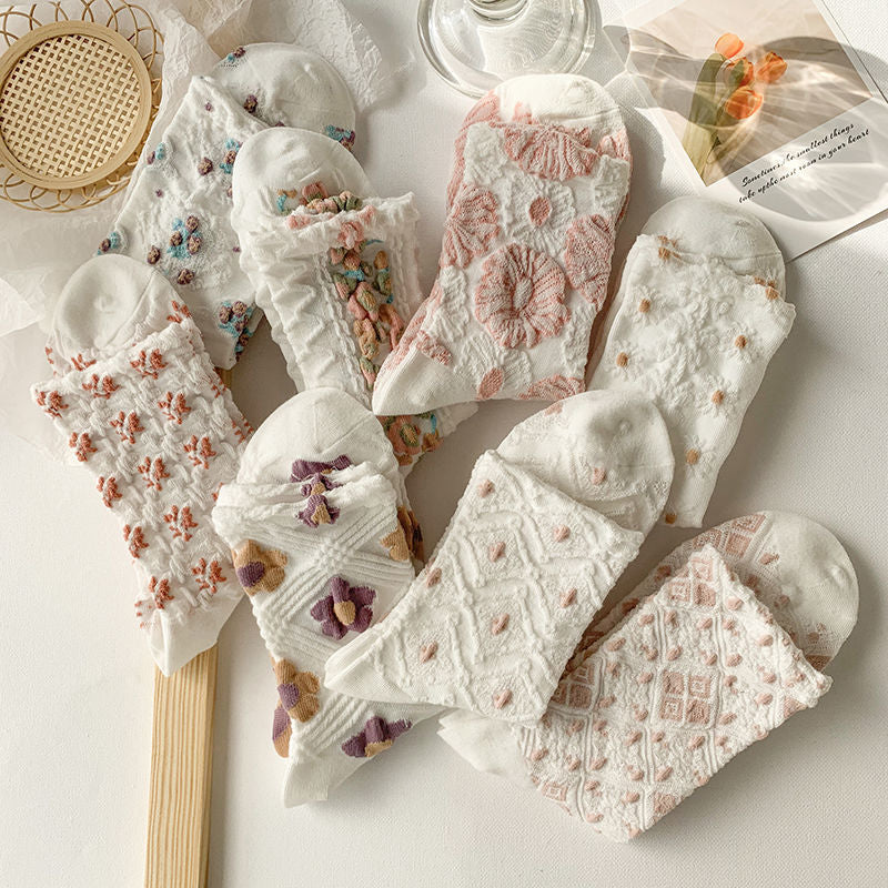 The Aesthetic Edit: Sweet & Trendy Knee-High Collection (8-Pair Set)