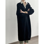 The Cloud-Wrap Ultra-Long Faux Cashmere Cardigan