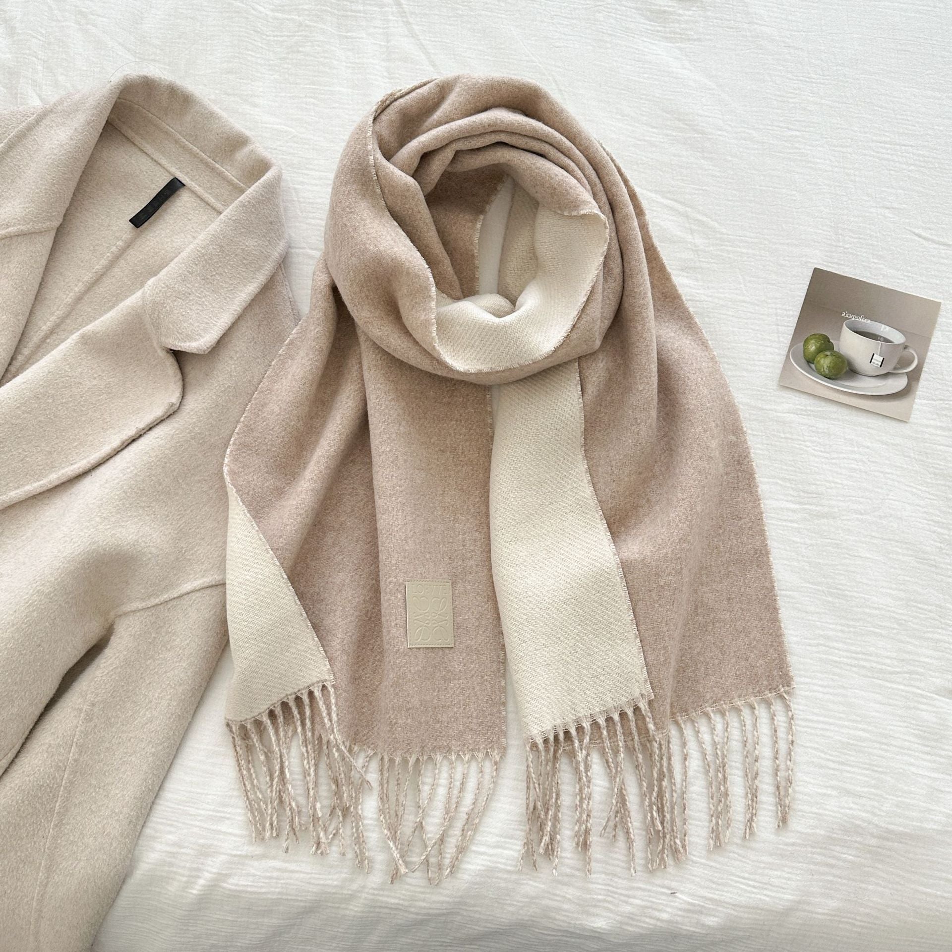 The Dual-Tone Heritage Wool Scarf