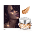 Face Highlighter Jelly Gel Eyeshadow Glow Body Glitter Festival Makeup Iluminador Gold Liquid Highlighter Bronzer
