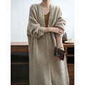 The Cloud-Wrap Ultra-Long Faux Cashmere Cardigan