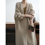 The Cloud-Wrap Ultra-Long Faux Cashmere Cardigan