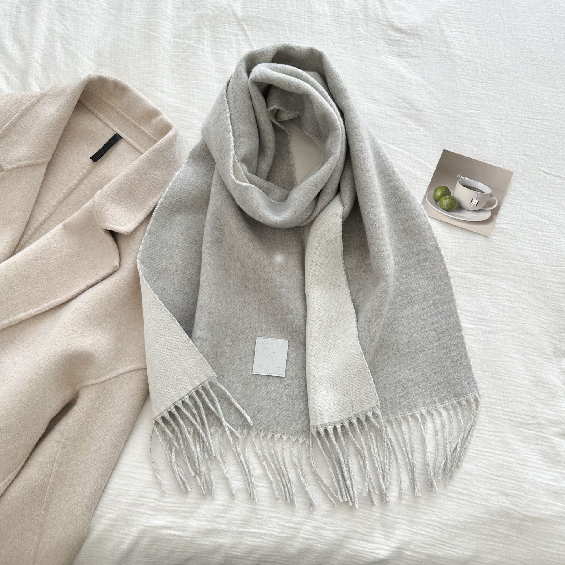 The Dual-Tone Heritage Wool Scarf