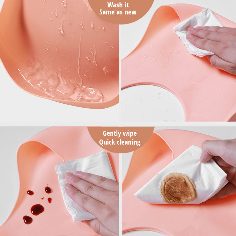 The Vora Sprout Ultra-Soft Silicone Bib