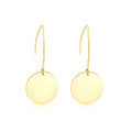 Elegant Minimalist Round Gold Earrings