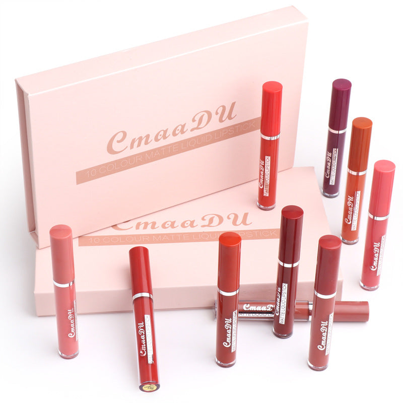 The Velvet All-Day Matte Lipstick Vault (10-Piece Collection)