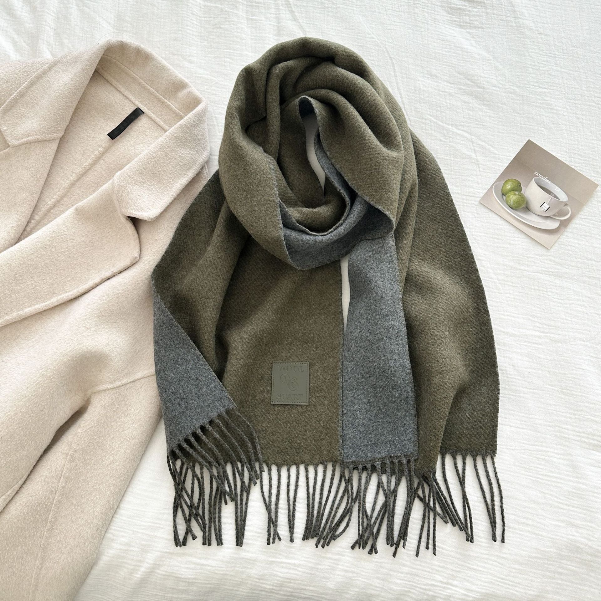 The Dual-Tone Heritage Wool Scarf