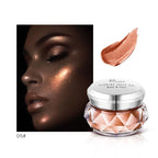 Face Highlighter Jelly Gel Eyeshadow Glow Body Glitter Festival Makeup Iluminador Gold Liquid Highlighter Bronzer