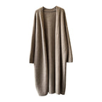 The Cloud-Wrap Ultra-Long Faux Cashmere Cardigan