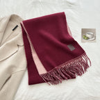 The Dual-Tone Heritage Wool Scarf