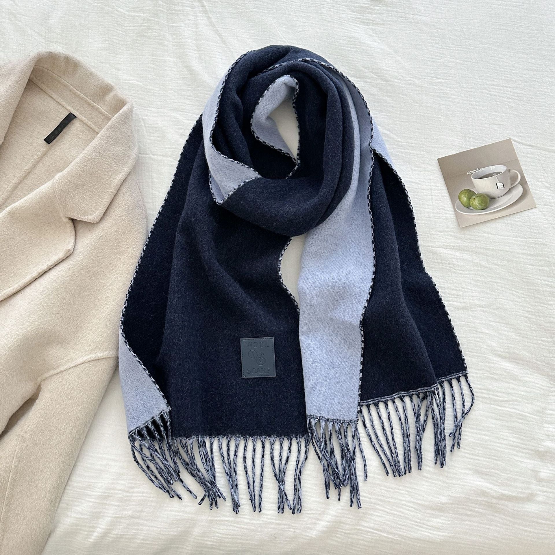 The Dual-Tone Heritage Wool Scarf