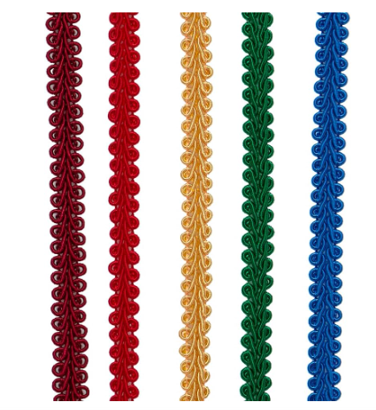 Gimp Braid Trim 3/8" X 10 Yards - Pick Color