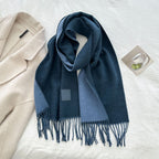 The Dual-Tone Heritage Wool Scarf