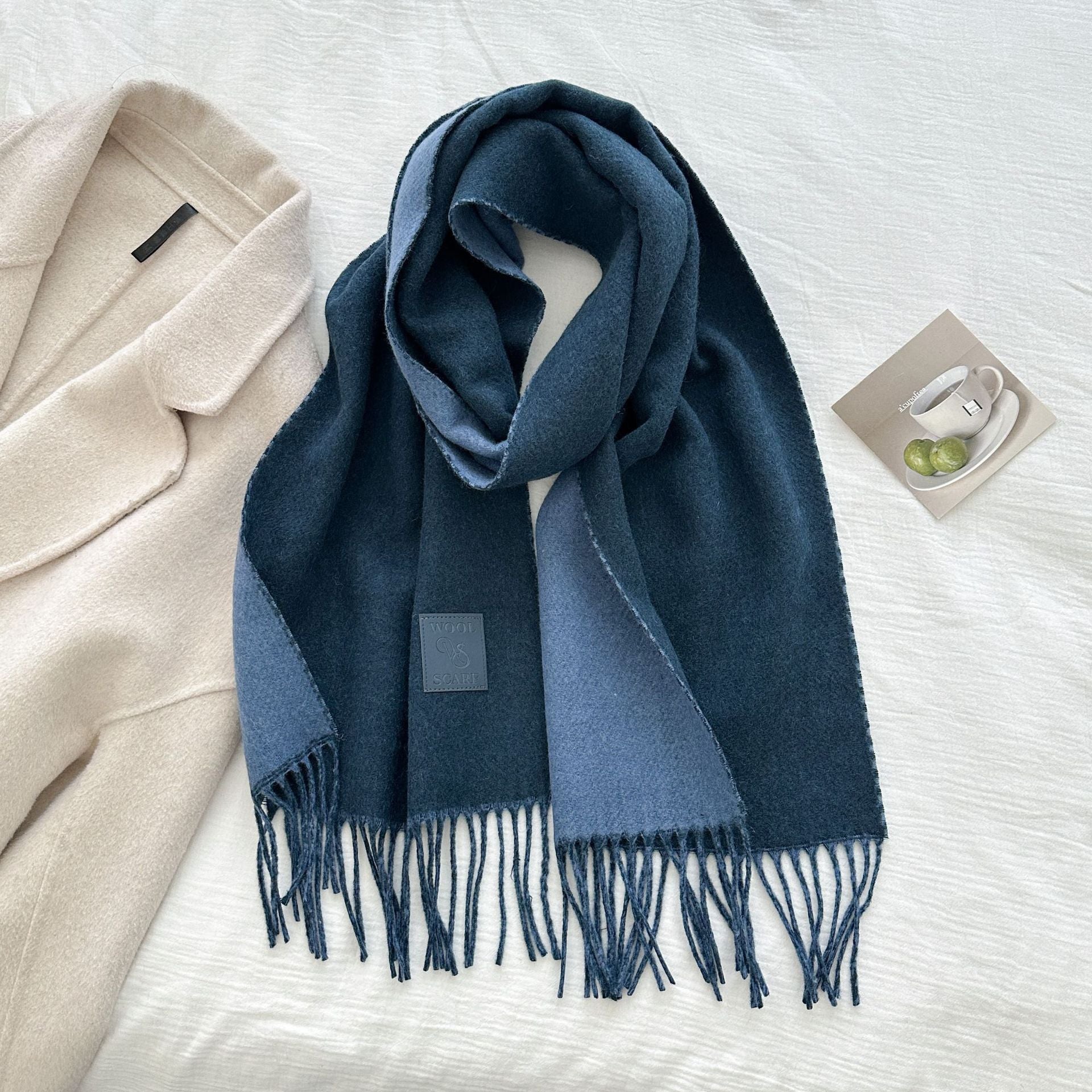 The Dual-Tone Heritage Wool Scarf