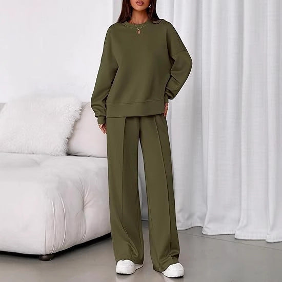 The Downtown Ribbed Hoodie & Jogger Set