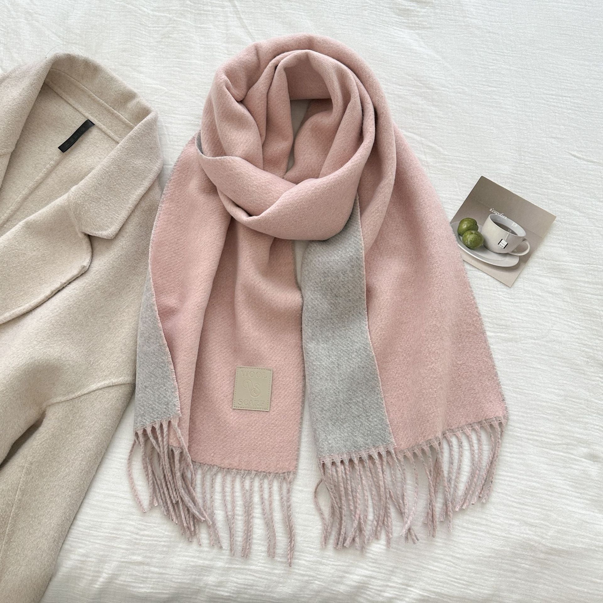 The Dual-Tone Heritage Wool Scarf