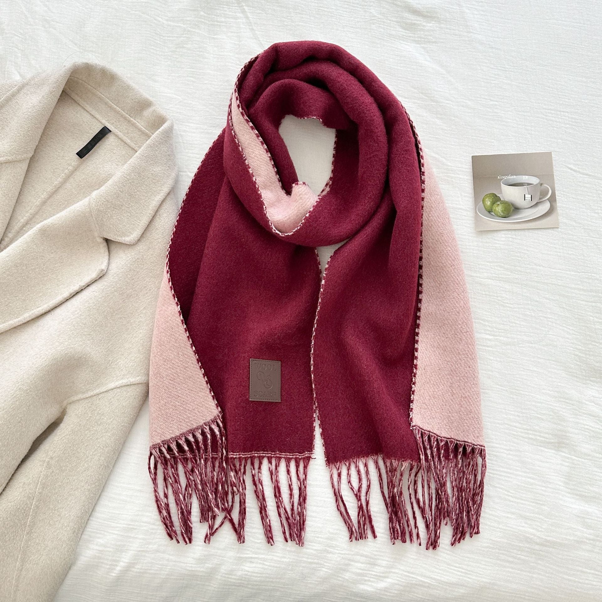 The Dual-Tone Heritage Wool Scarf