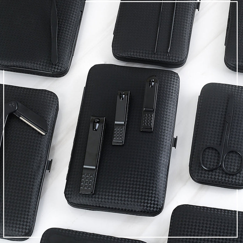 The PrecisionLuxe Stainless Steel Grooming & Manicure Vault