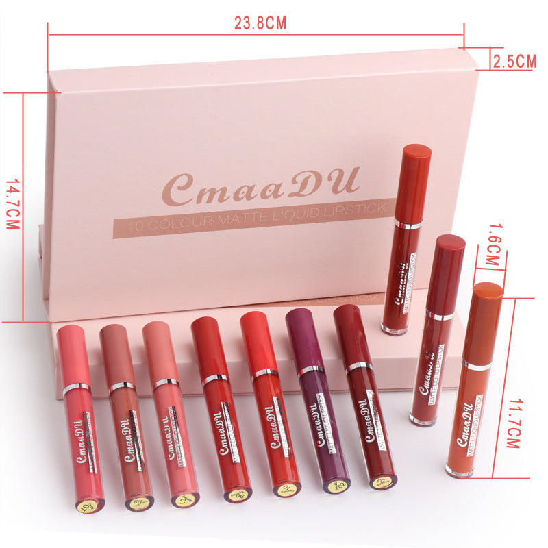 The Velvet All-Day Matte Lipstick Vault (10-Piece Collection)