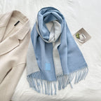 The Dual-Tone Heritage Wool Scarf