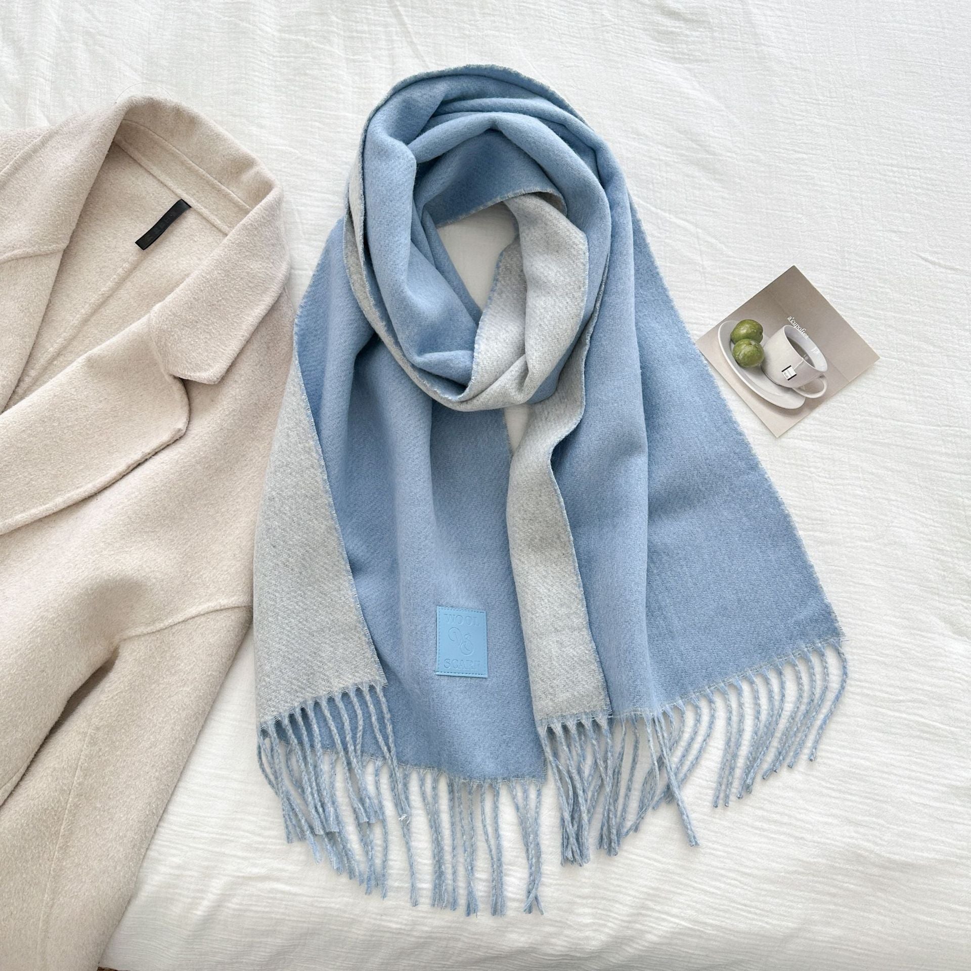 The Dual-Tone Heritage Wool Scarf